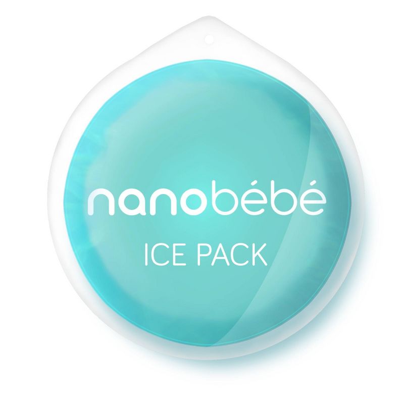 Nanobebe Compact Triple-Insulated Bottle Cooler & Travel Bag with Ice Pack - Gray - 30qt