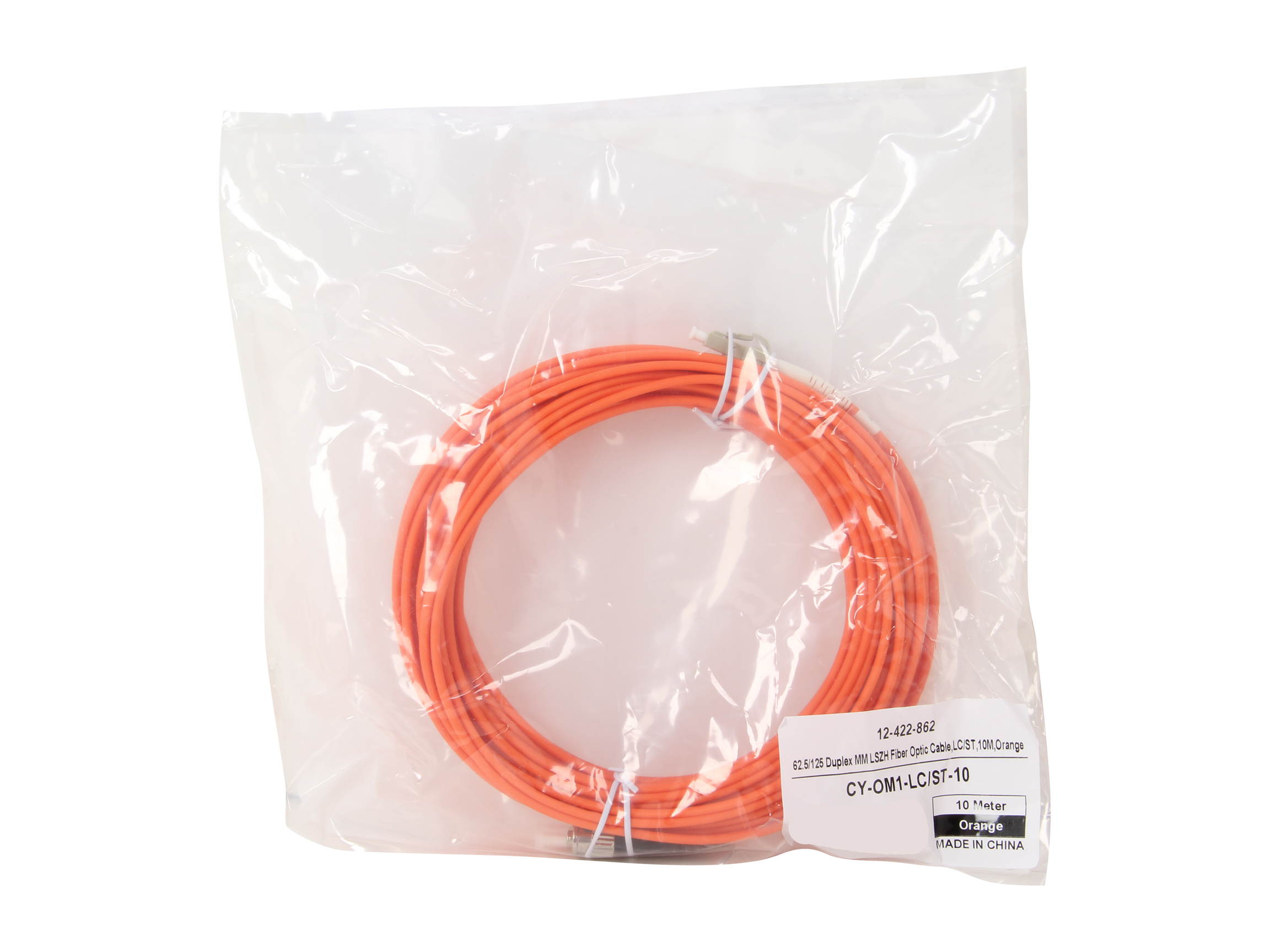 Coboc CY-OM1-LC/ST-10 32.81 ft. Fiber Optic Cable