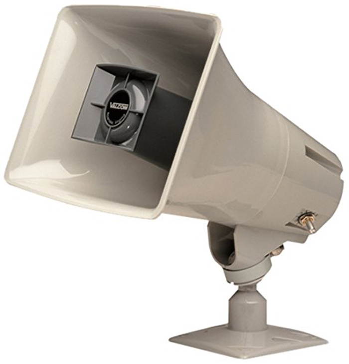 Valcom V-1036C-GY - 15-Watt, High-Efficiency Horn (Gray)