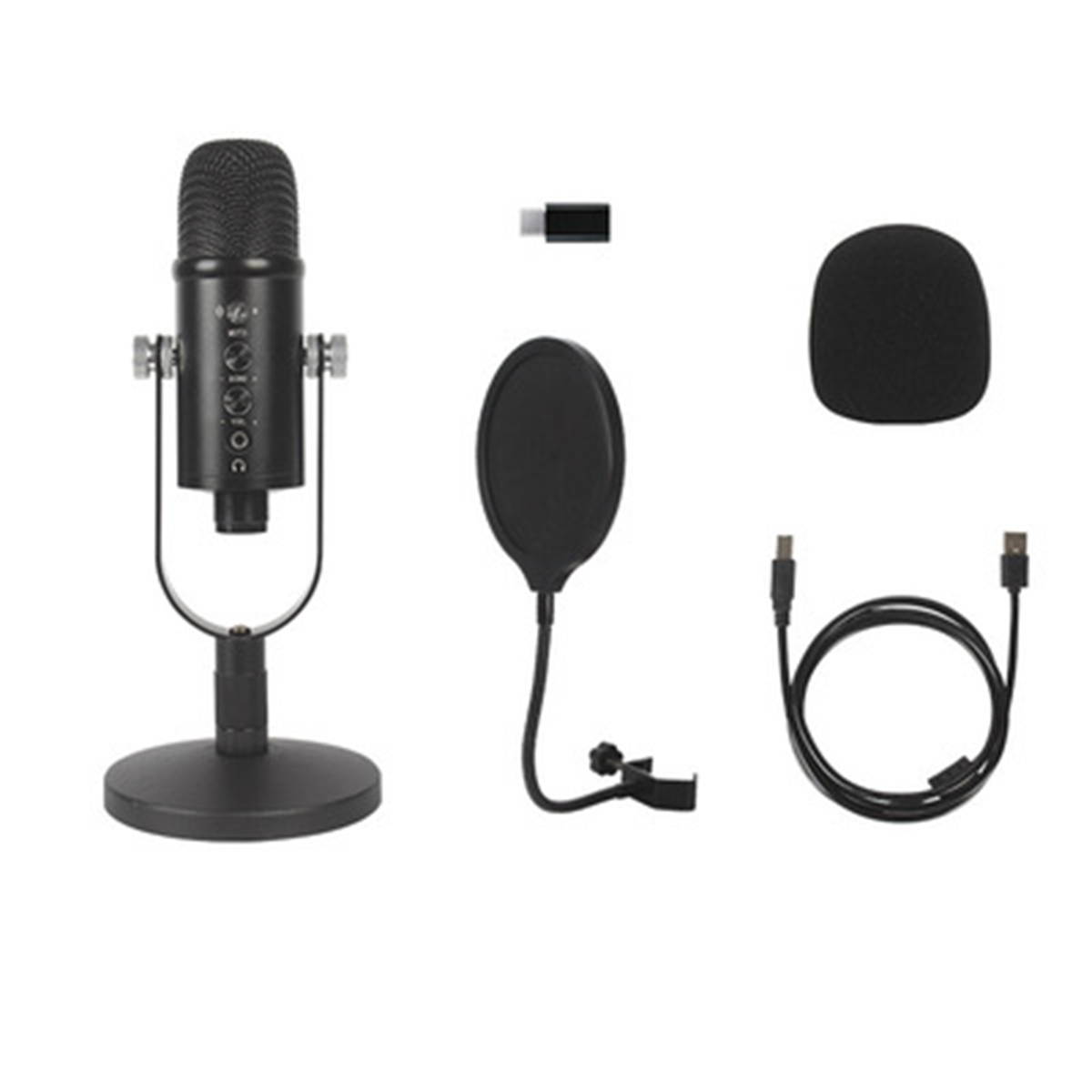 Blue Snowball Pop Filter - Customizing Microphone Windscreen Foam Cover for Improve Blue Snowball iCE Mic Audio Quality (Mouth)