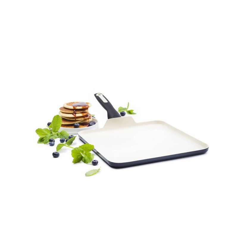 GreenPan Rio 11" Ceramic Nonstick Griddle Black