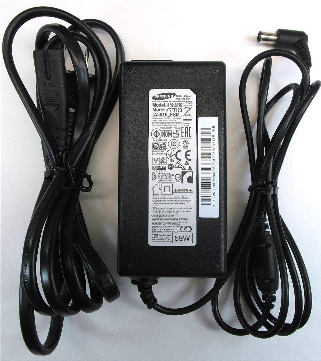 Original OEM SAMSUNG 59W AC Adapter for Samsung LU28H750UQNXZA QLED UHD Monitor