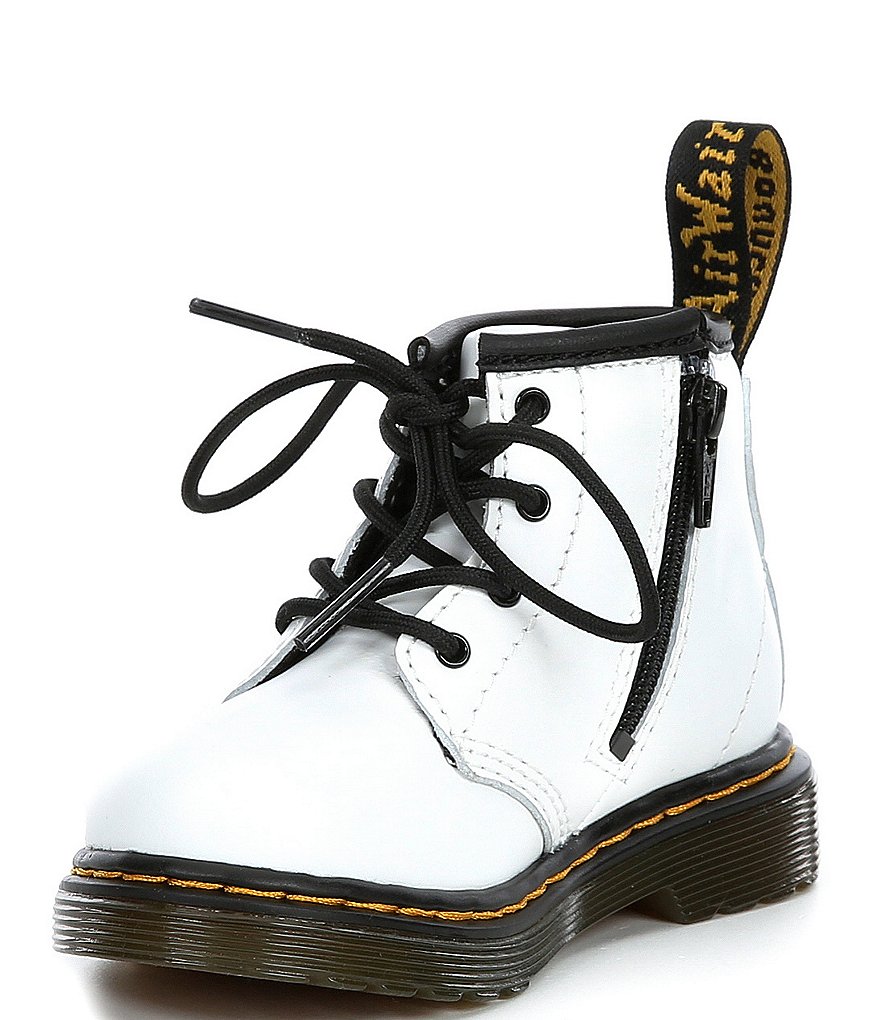 Dr. Martens Kids' 1460 Leather Lace-Up Combat Boots (Infant)