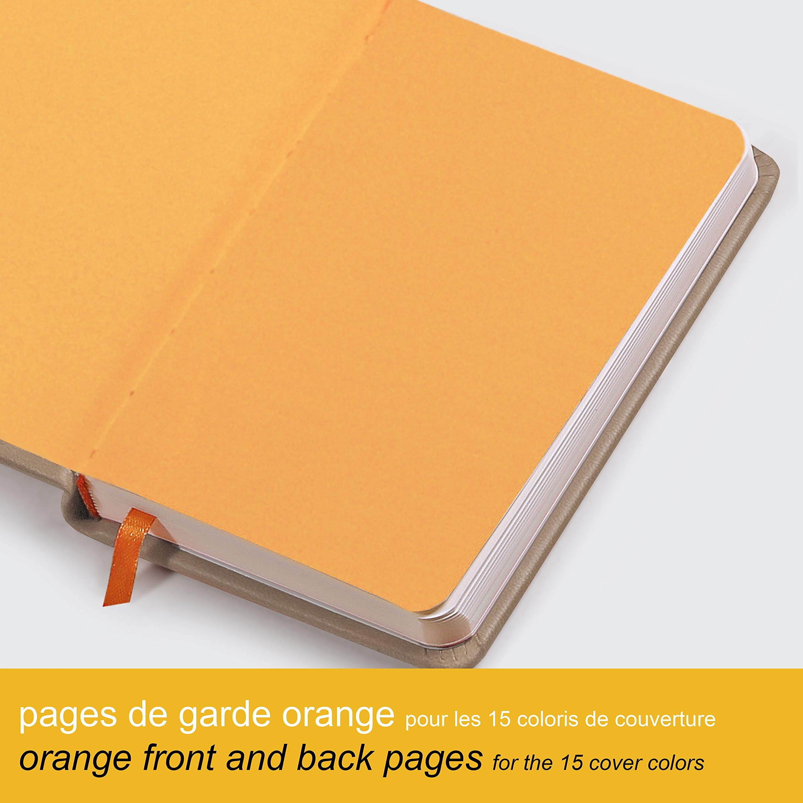 Rhodia Rhodiarama A5 Webnotebook, 5.5 in x 8.25, Lined - Yellow (118756)