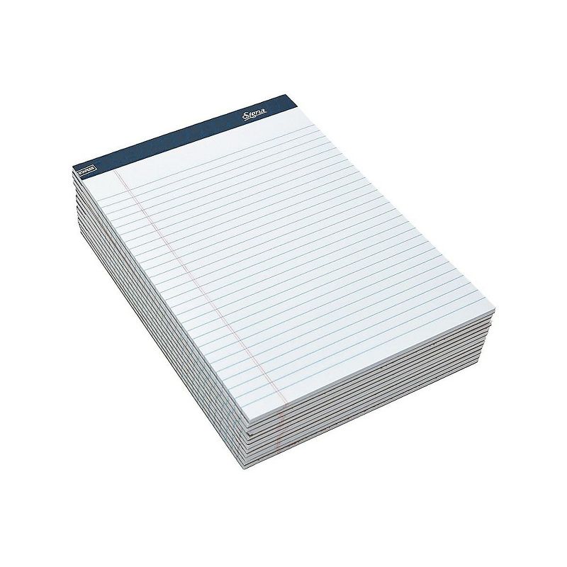 Staples Signa Notepads 8.25" x 11.75" Wide We 50 Sh/Pad 12 Pads/PK 809866