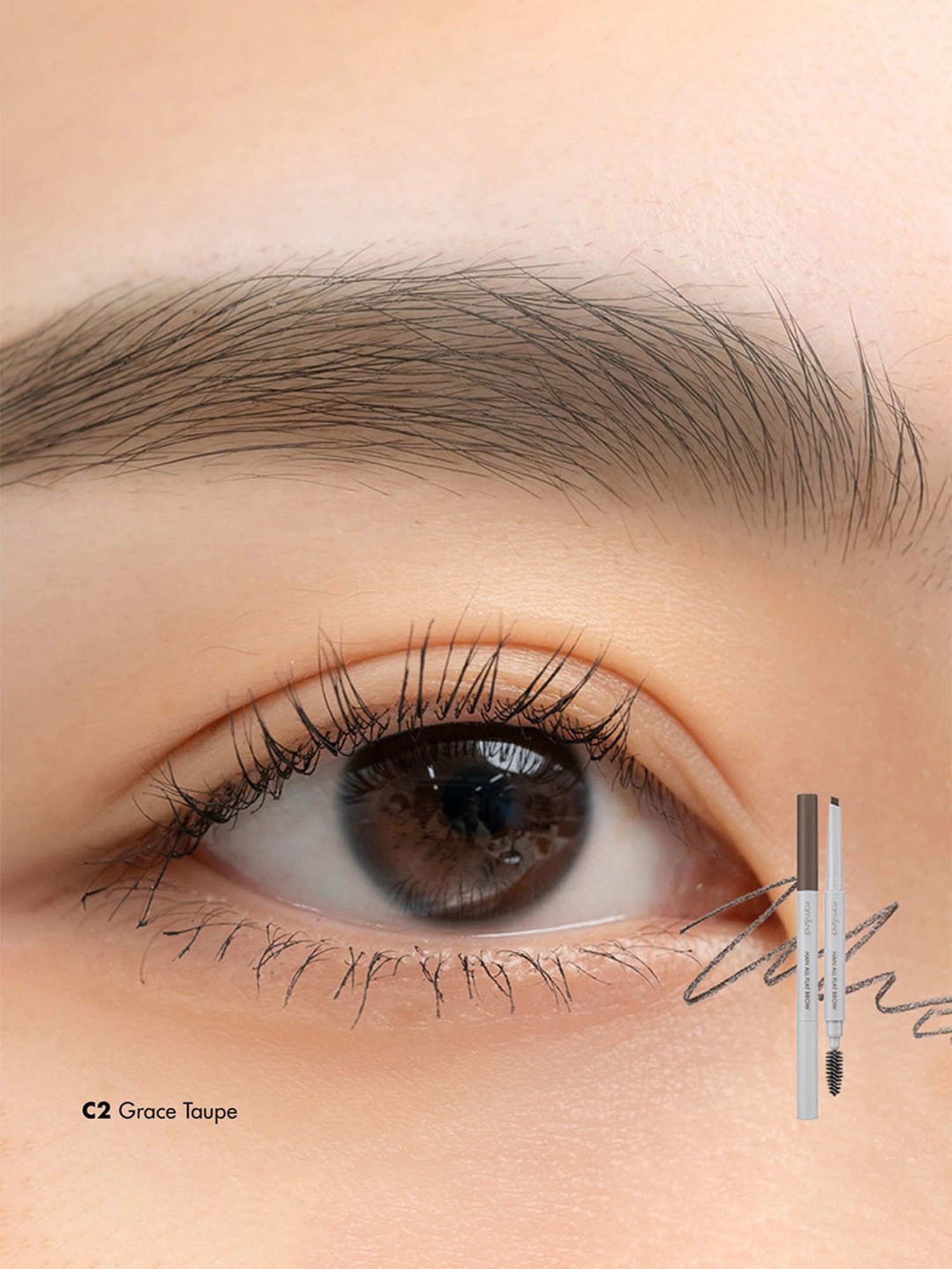 Rom&nd Han All Flat Brow C2 Grace Taupe - 0.17 gm