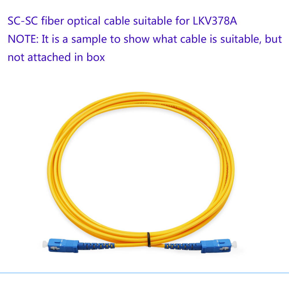 LENKENG LKV378A HDMI 1080p over fiber optical Extender up to 20km/65616ft with wide-band 360 angle IR (long range & more sensitive) supports one-to-many match single mode fiber optical