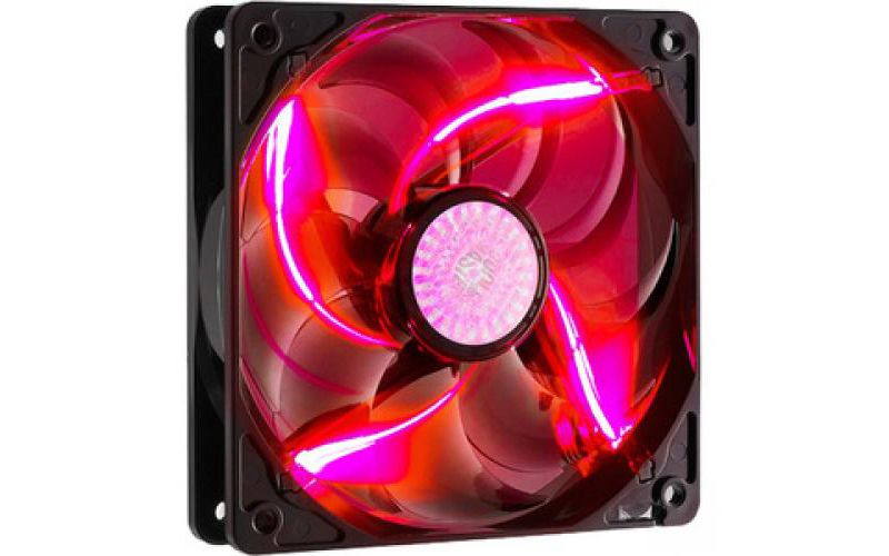 Cooler Master SickleFlow 120 - Sleeve Bearing 120mm Red LED Silent Fan for Computer Cases, CPU Coolers, and Radiators