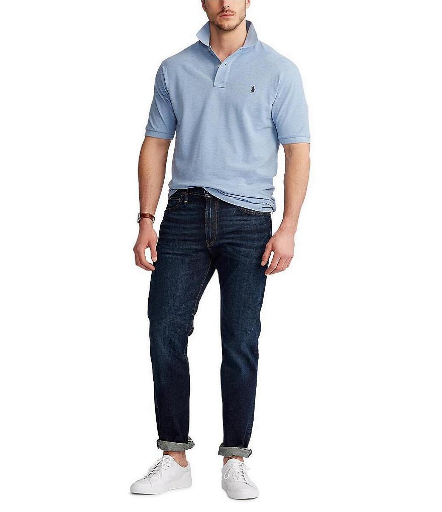 Cutter & Buck Big & Tall Prospect Textured Performance Stretch Short-Sleeve Polo Shirt