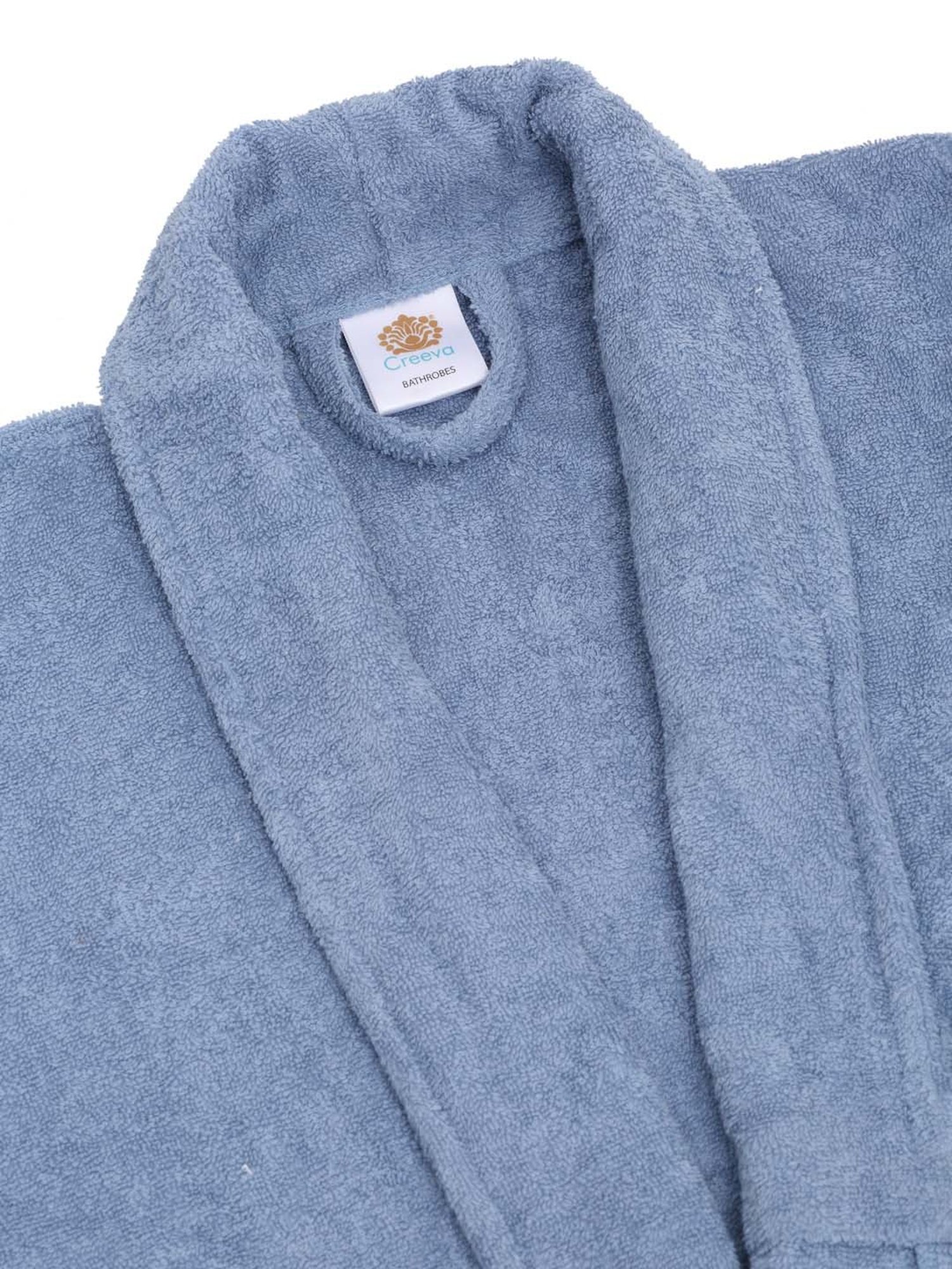 Trident Comfort Living Grey Cotton 380 GSM Bathrobe