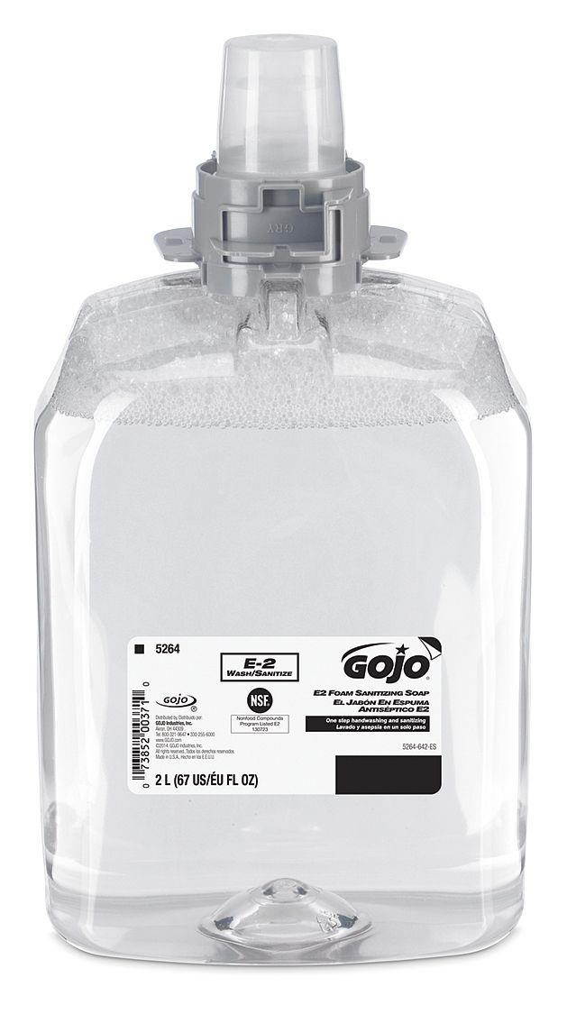Gojo - 5264-02 - Foam Sanitizing Soap, Size 2000mL, PK 2