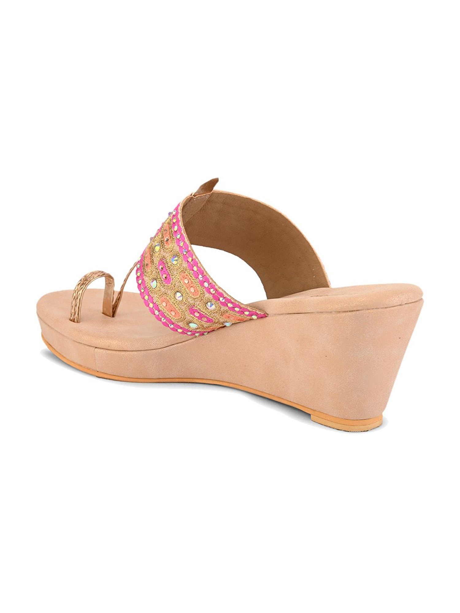 Pelle Albero Women's Sultan Toe Ring Wedges