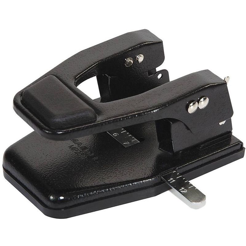 Master 40-Sheet Heavy-Duty Two-Hole Punch 9/32" Holes Padded Handle Black MP250