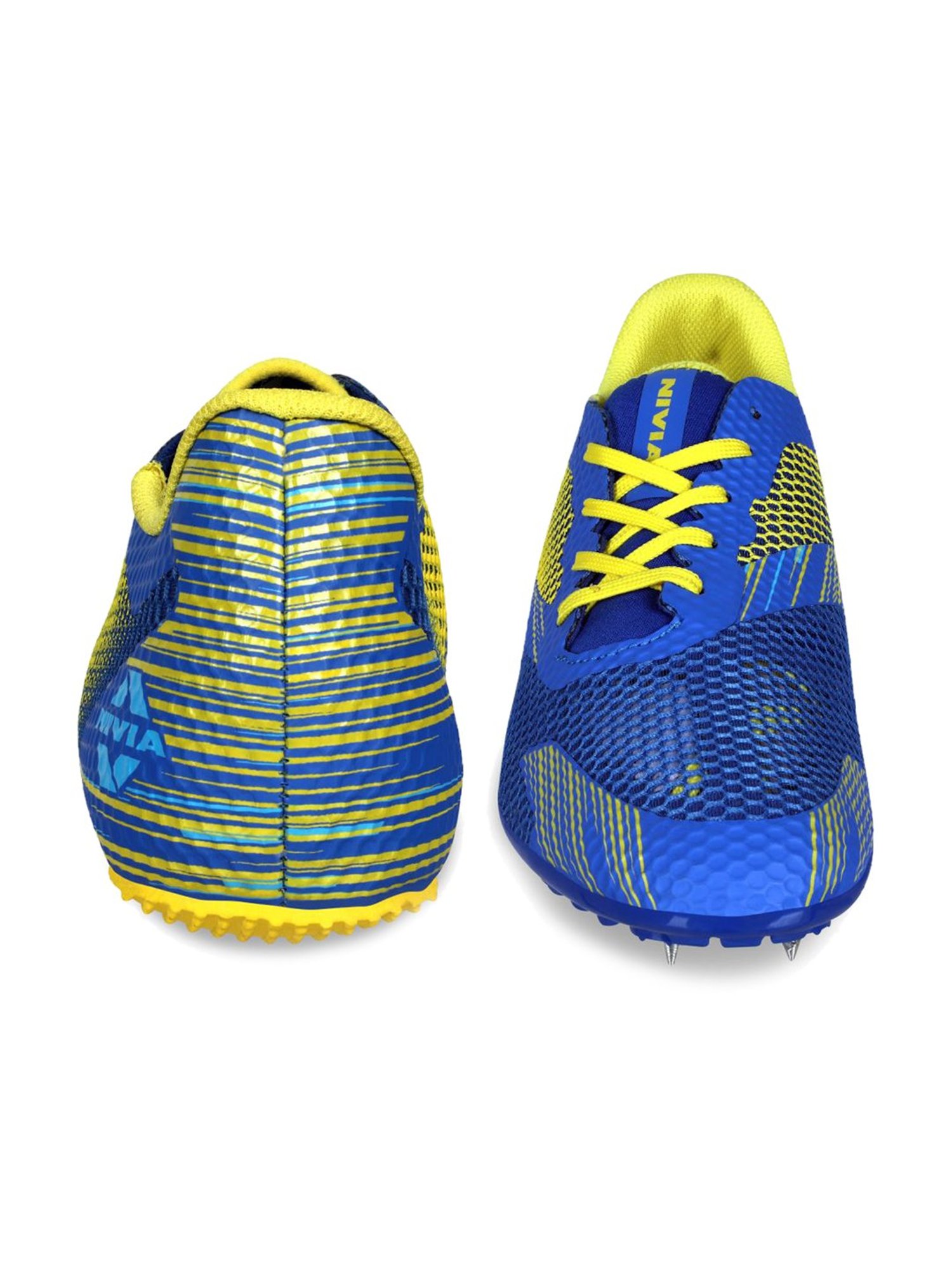 Nivia Men's Track and field-400 Blue Cricket Shoes