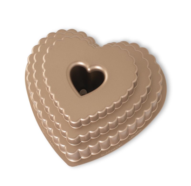 Fat Daddio's RMP-10 Anodized Aluminum Ring Mold Cake Baking Pan, 10 x 3.5 Inches