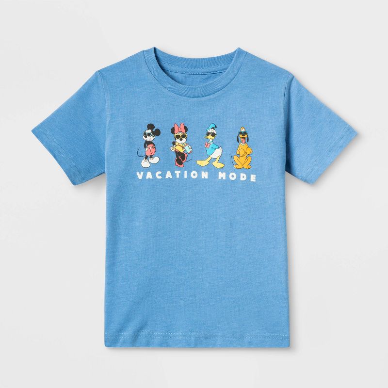 Toddler Disney Spring Break 'Vacation Mode' Short Sleeve T-Shirt - Blue 12M