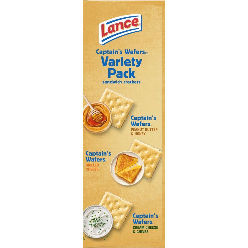 Lance Variety Pack Captain's Wafer Cracker Sandwiches - 11oz/8ct