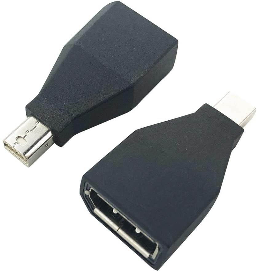 XINGLAI 4k/60hz Mini Dp to DP Cable Adapter 2560X1600/144hz Mini Dp to Displayport for Apple MacBook Pro Air (Length : Cable Adapter)