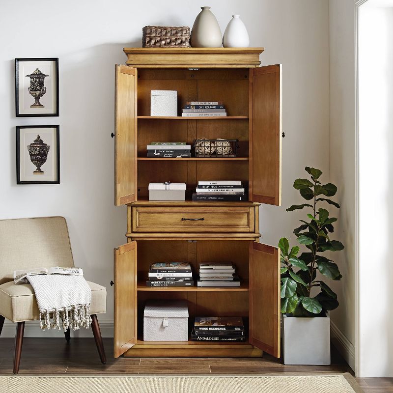 Wood 2 Door Storage Cabinet in White-Pemberly Row