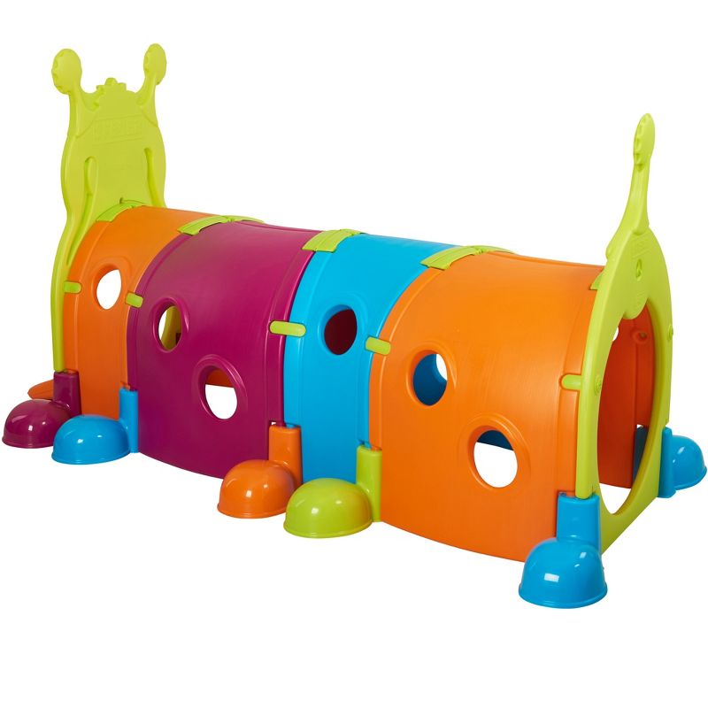 ECR4Kids Vibrant GUS Climb-N-Crawl Caterpillar Tunnel-Indoor/Outdoor Kids Play