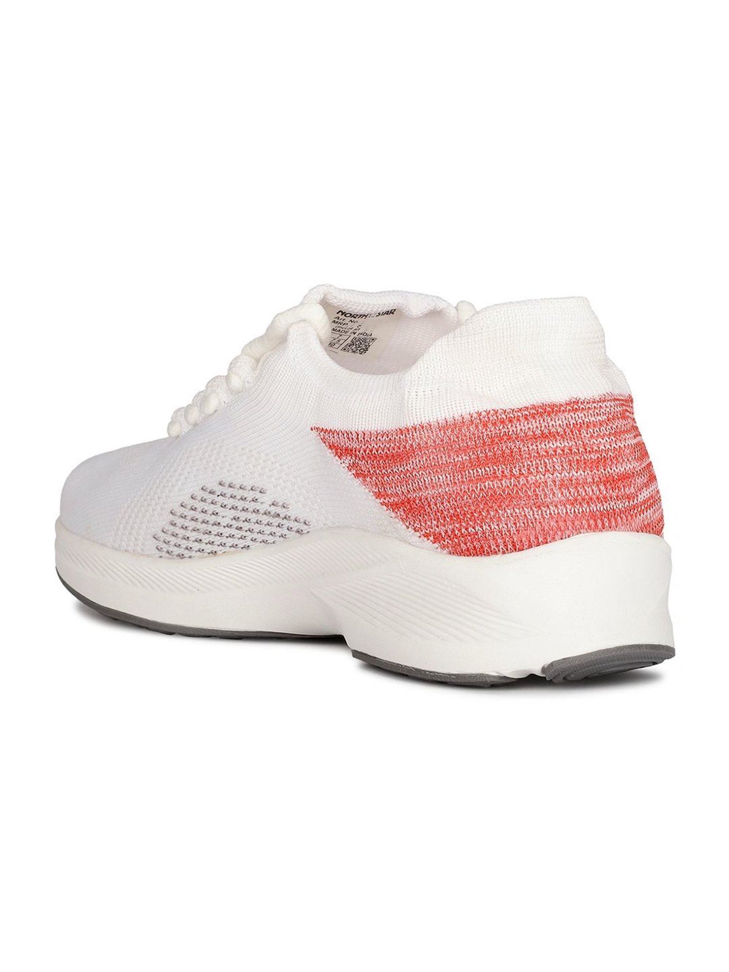 North Star by Bata Women's BENNE White Running Shoes