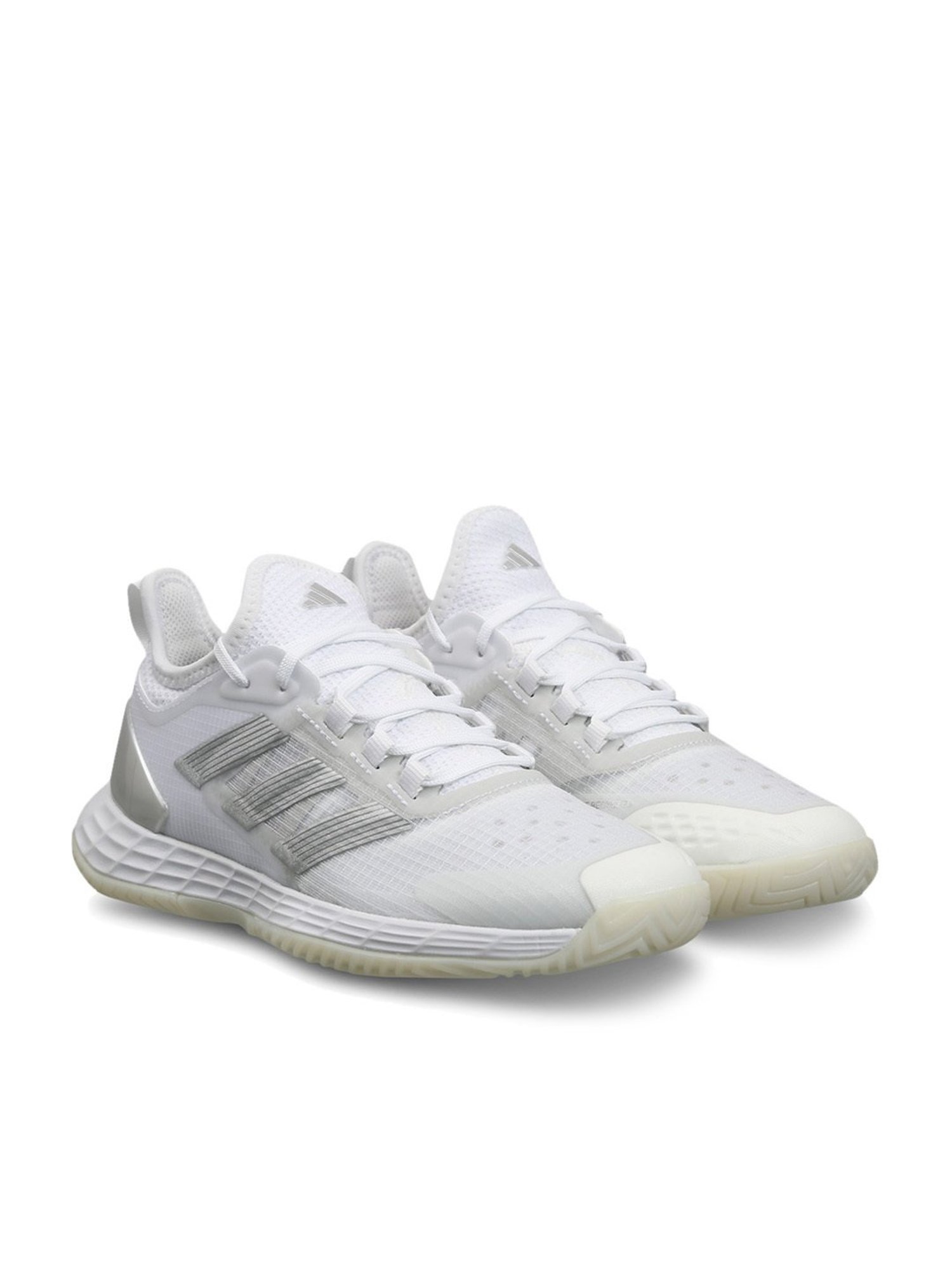 Adidas Women's adizero Ubersonic 4.1 White Tennis Shoes