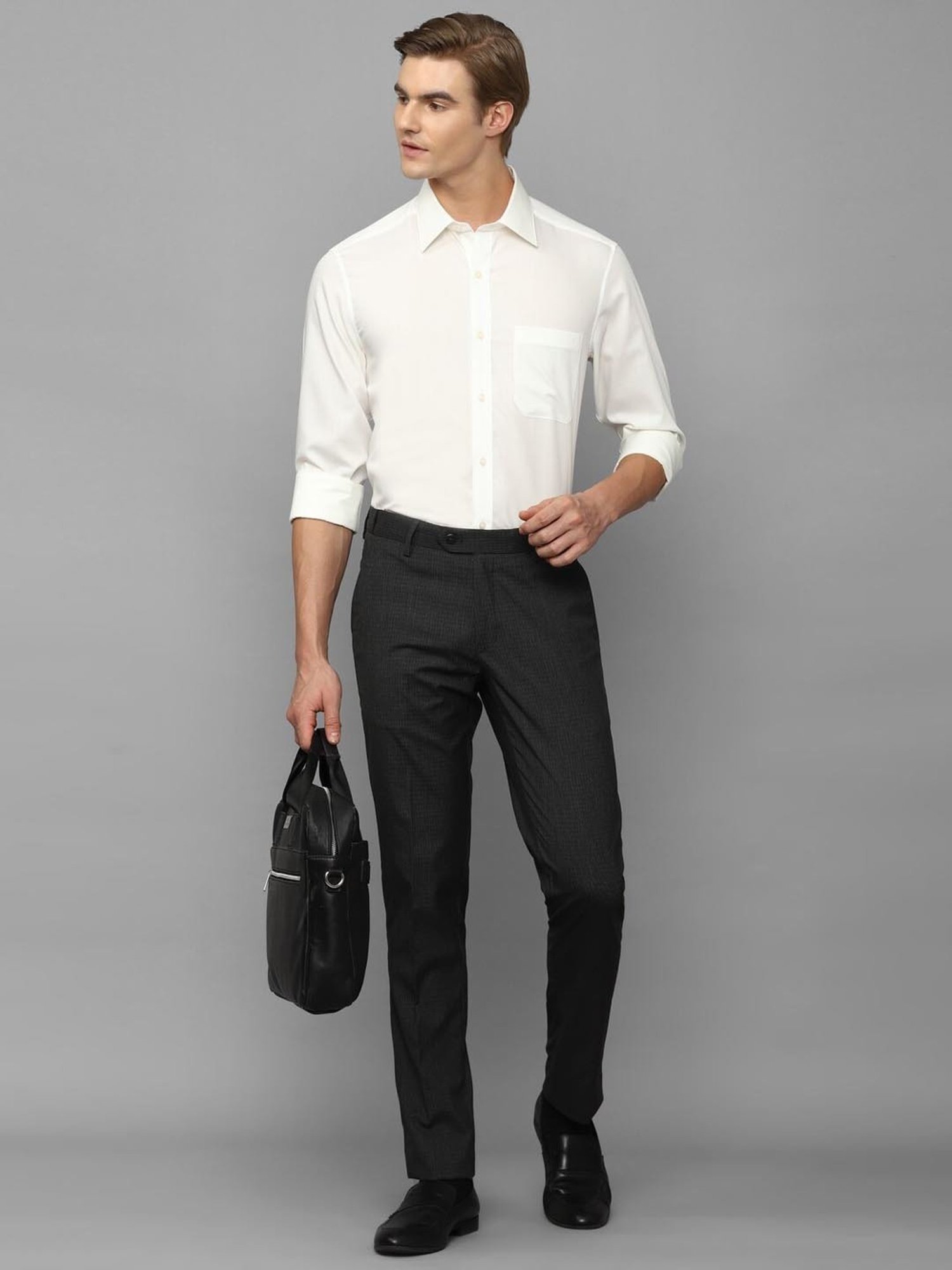 Arrow Sport Dark Green Cotton Slim Fit Shirt