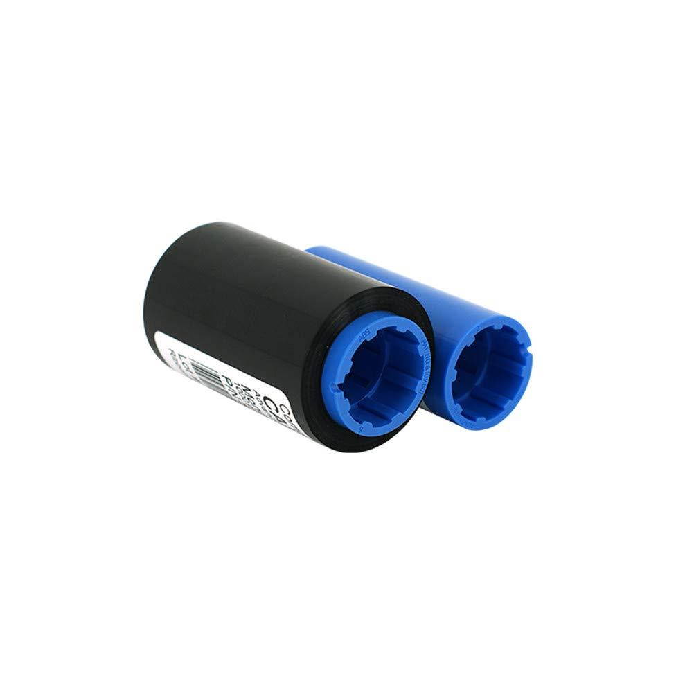 800015-101 Black Monochrome Ribbon for Zebra P330i P420i P430i Card Printers, 1000 Prints