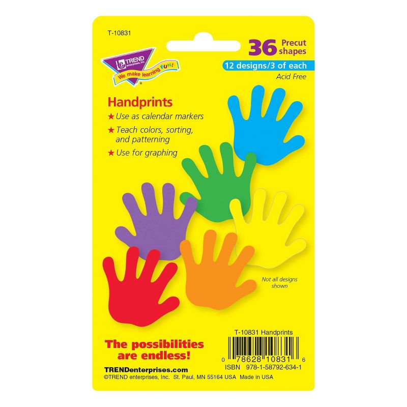 6pk Handprints Mini Accents Variety Pack - TREND