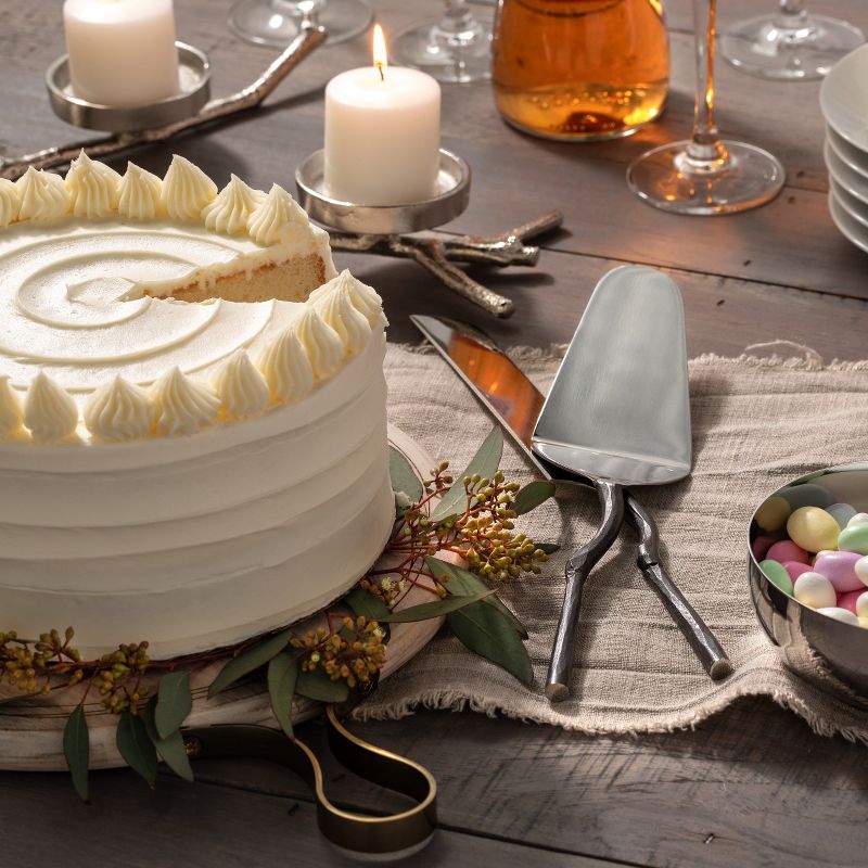 DEMDACO Twig 2-Piece Cake Serving Set