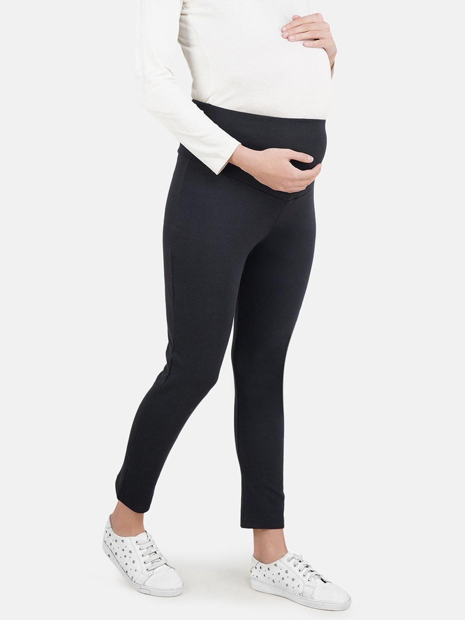 KOI SLEEPWEAR Black Maternity Bottomwear
