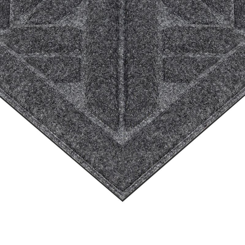 1'6"x2'6" Small Hello Door Mat Black - Threshold™