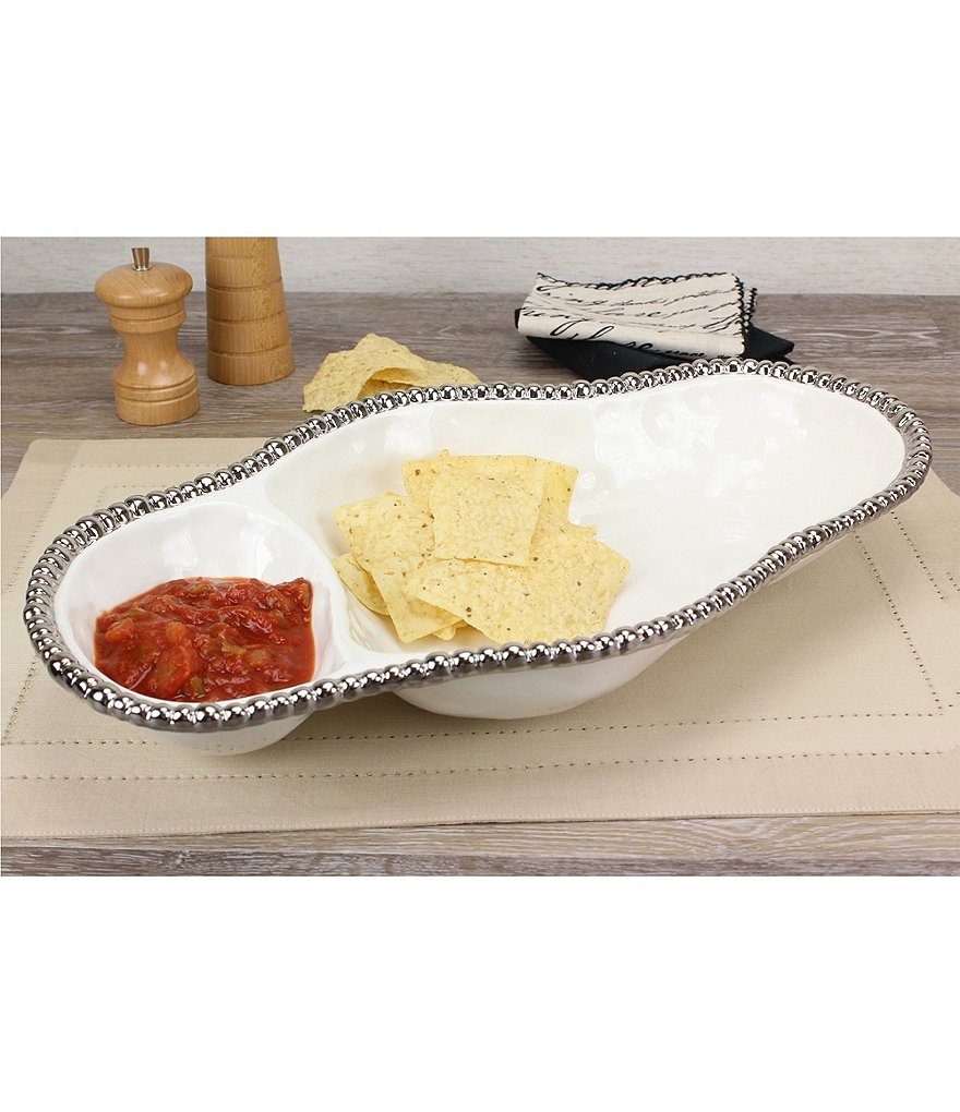 Pampa Bay Salerno Porcelain Chip and Dip Bowl