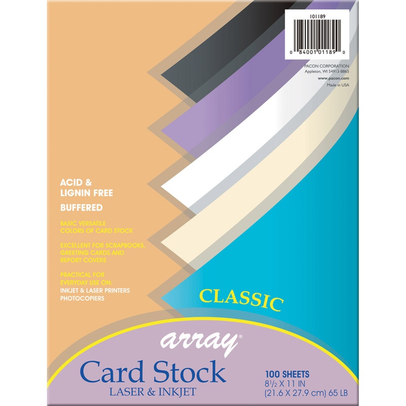 Pacon Corporation                        OFS - Card/Cover Stock