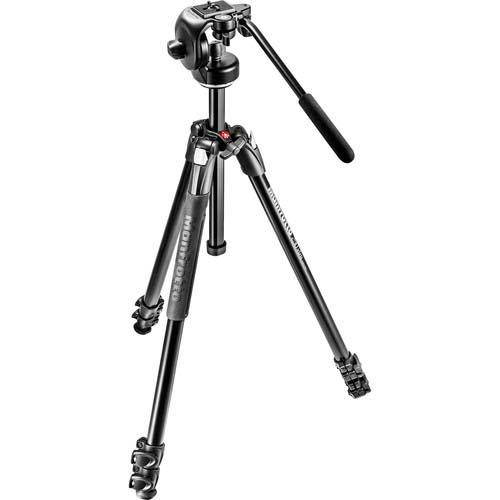 Manfrotto MK290XTA3-2WUS 290 Xtra Aluminum Tripod w/128RC Micro Fluid Head
