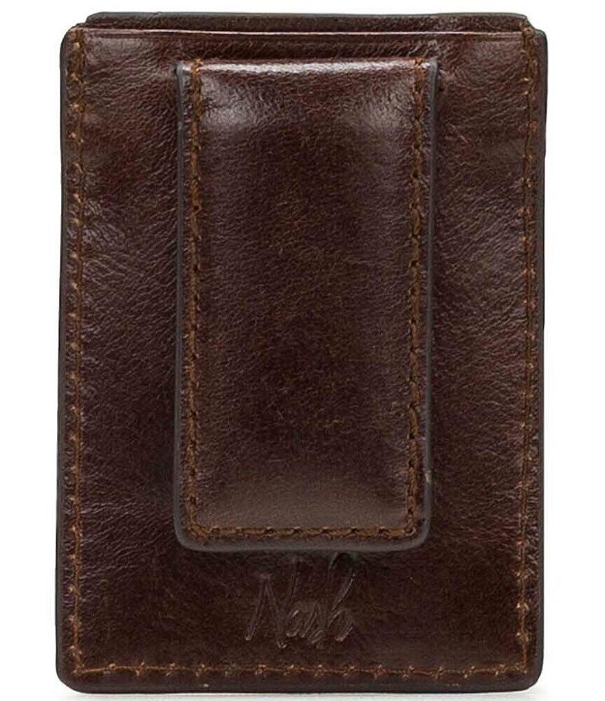 Patricia Nash Nash Sorrento Magnetic Money Clip Leather Card Case