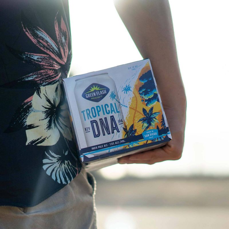 Green Flash Tropical DNA IPA Beer - 6pk/12 fl oz Cans