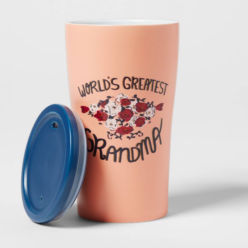 10oz Stoneware World's Greatest Grandma Tumbler with Lid - Opalhouse™