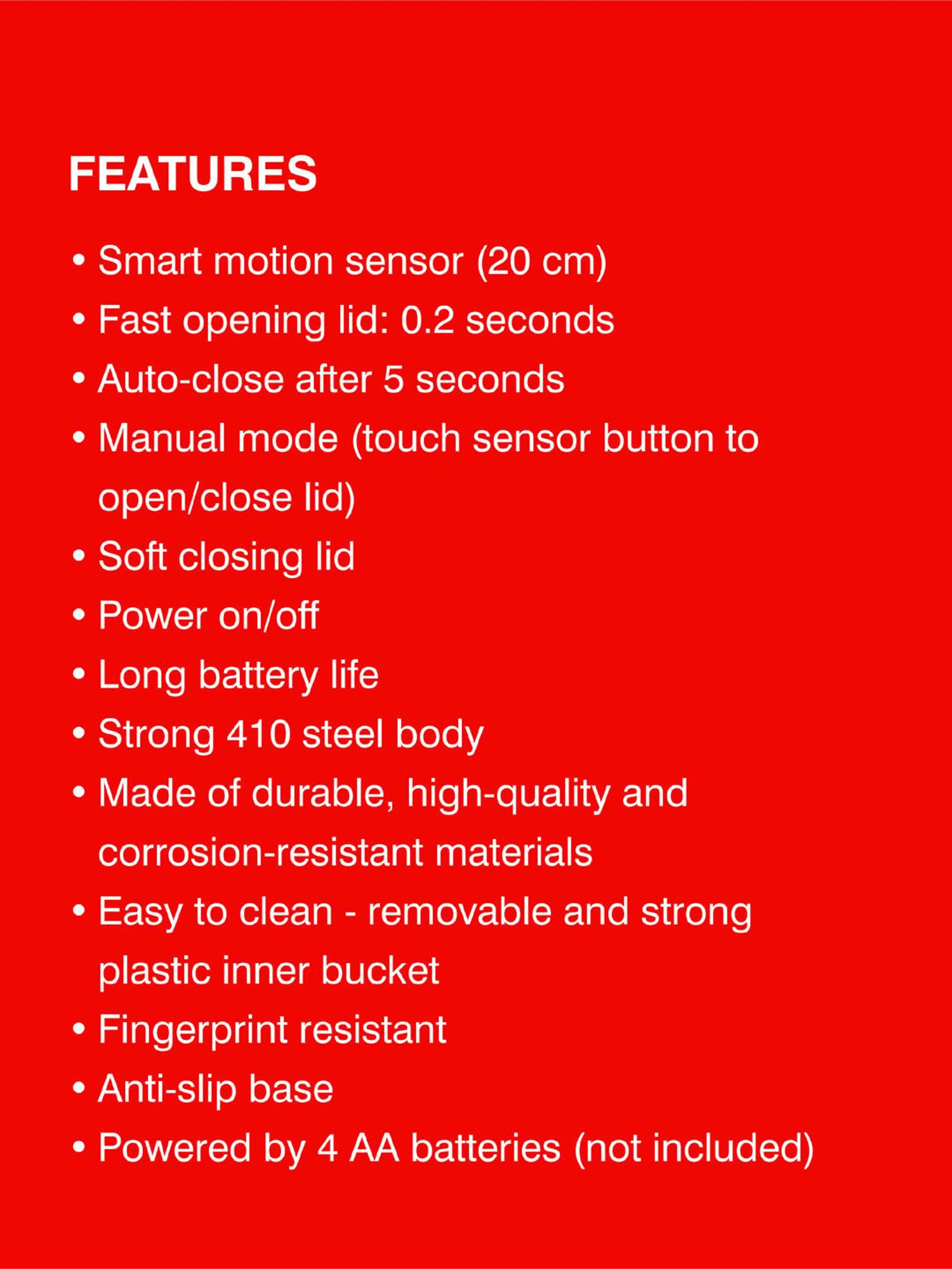 Freelance Steel Steel Set of 1 Dustbins