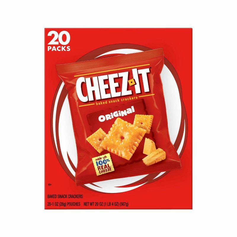 Cheez-It Original Baked Snack Crackers - 1oz - 20ct