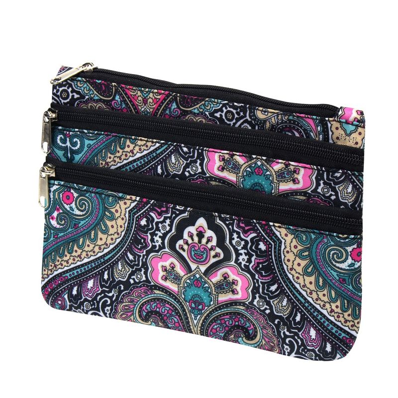 Plus Size Blue Camo Fanny Pack, Waist Bag with Adjustable Waistband 29-49 In