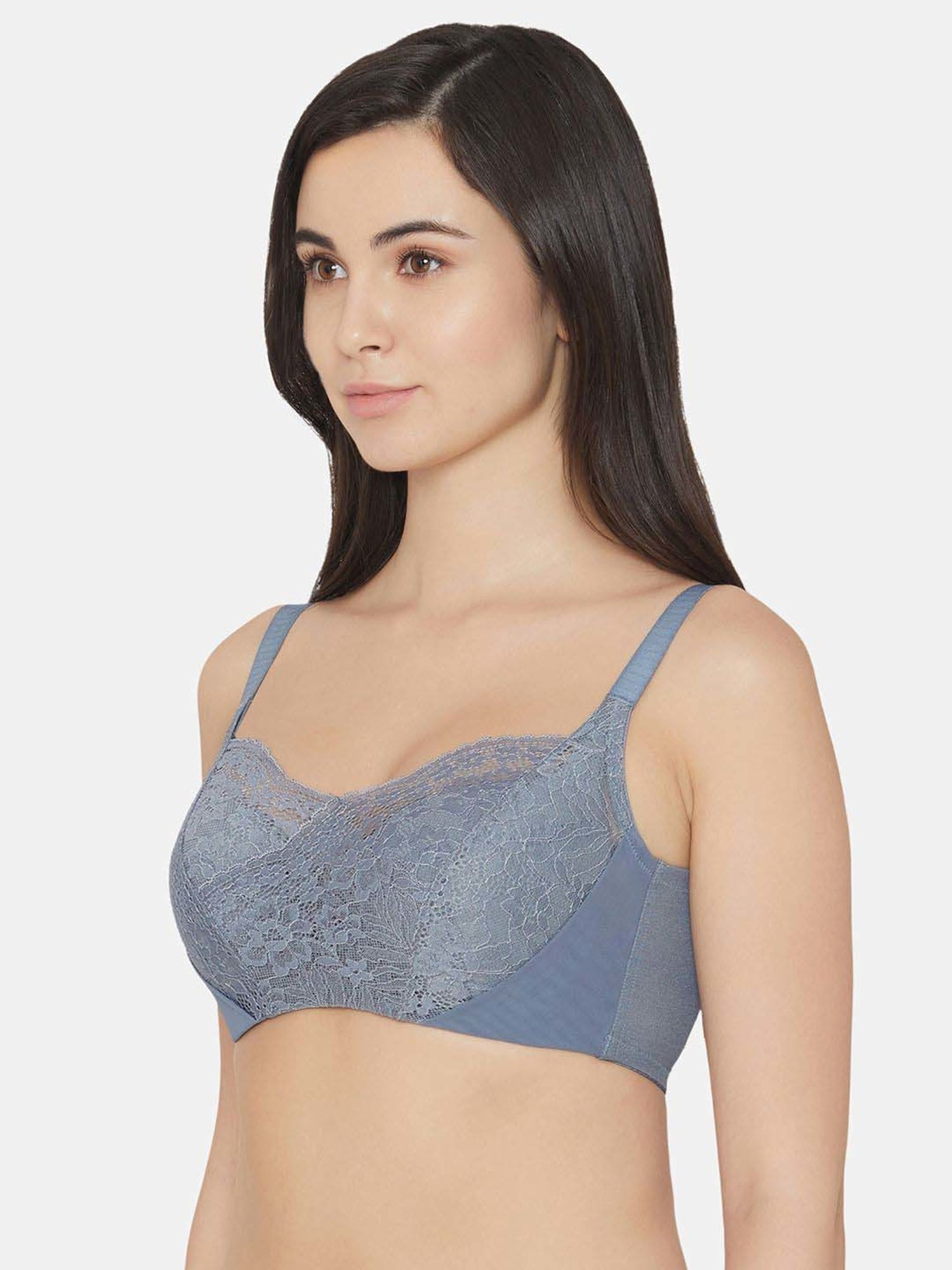 Wacoal Grey Lace Work Everyday Bra