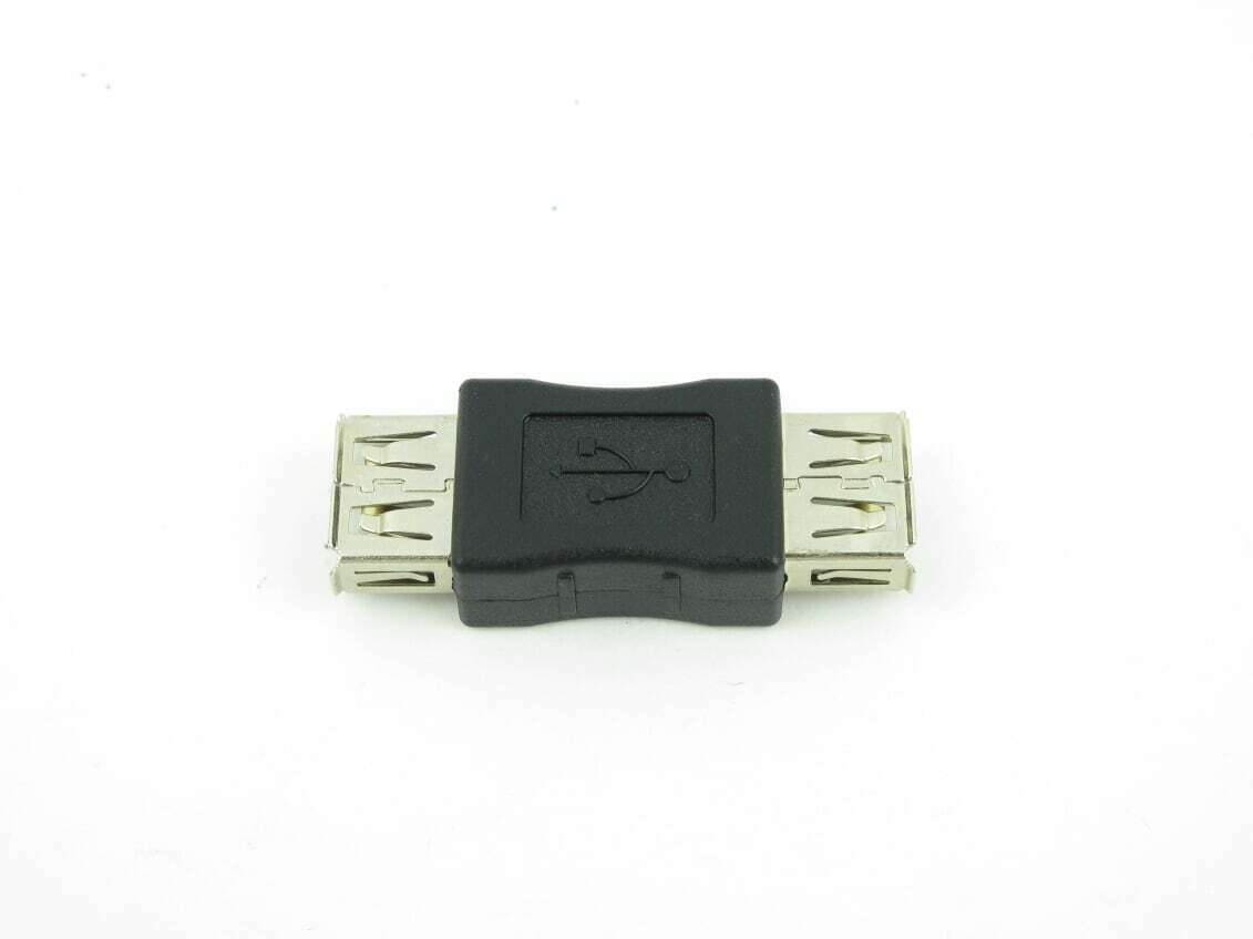 New 2 Pack USB A Female to USB A Female Coupler USB 2.0 Adapter