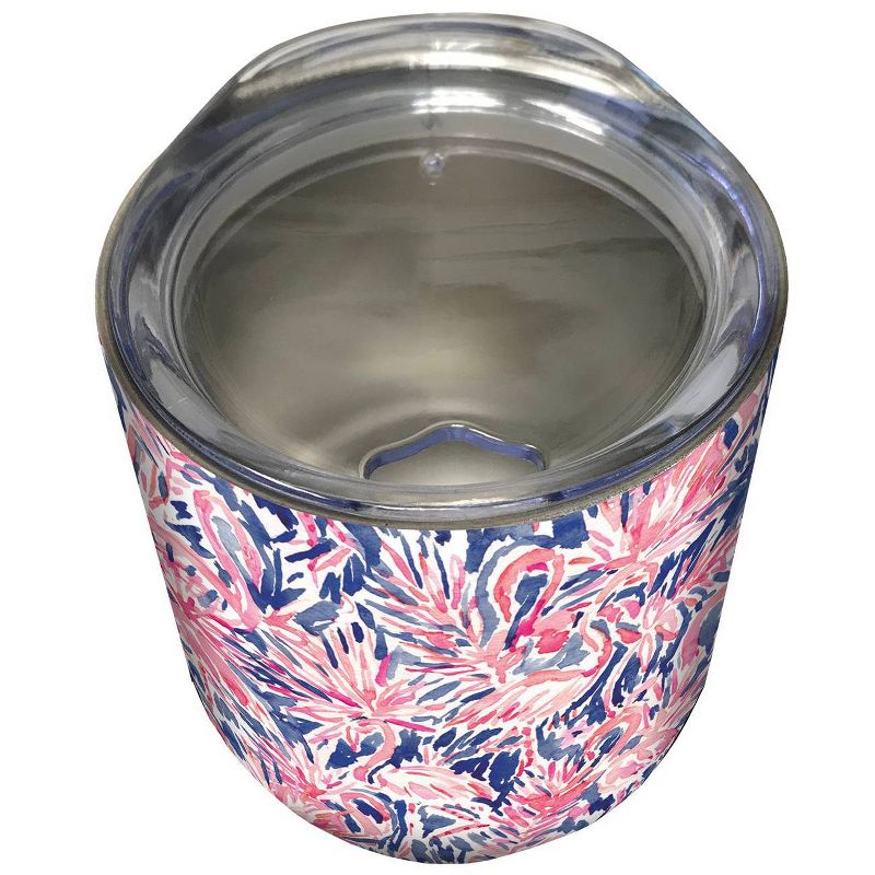 Artisan Stainless Steel Wine Tumbler - Flamingo