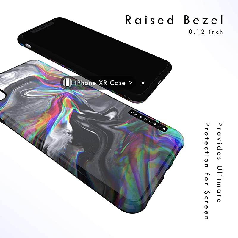 XR Case Marble Akna SiliTastic Series High Impact Silicon Cover with Full HD+ Graphics for XR 101671US