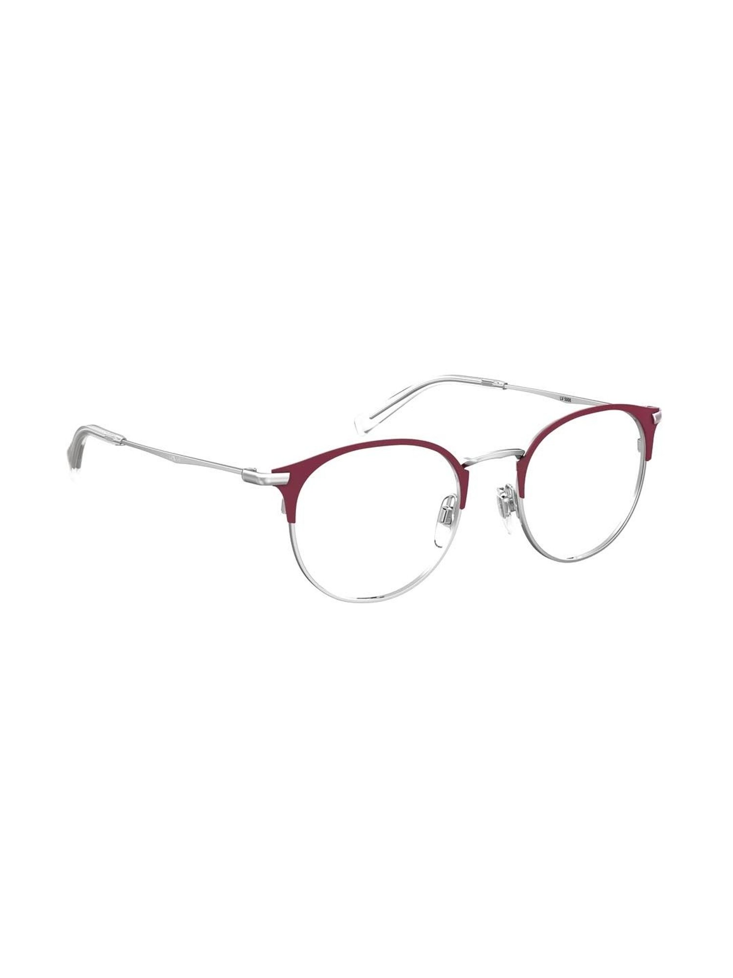 Levi's Maroon Oval Eye Frames for Men