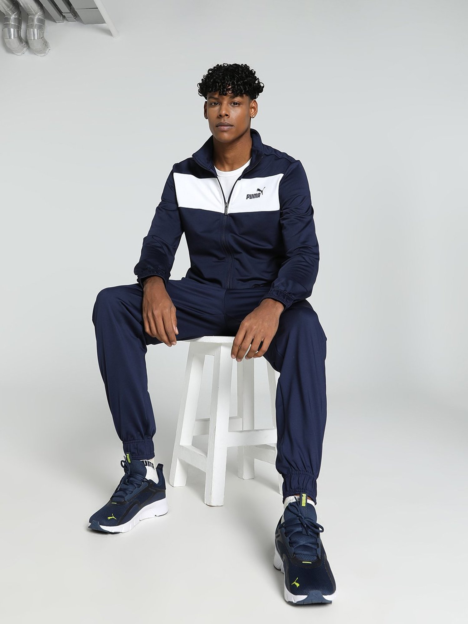 Vimal Jonney Light Mud Cotton Regular Fit Tracksuit