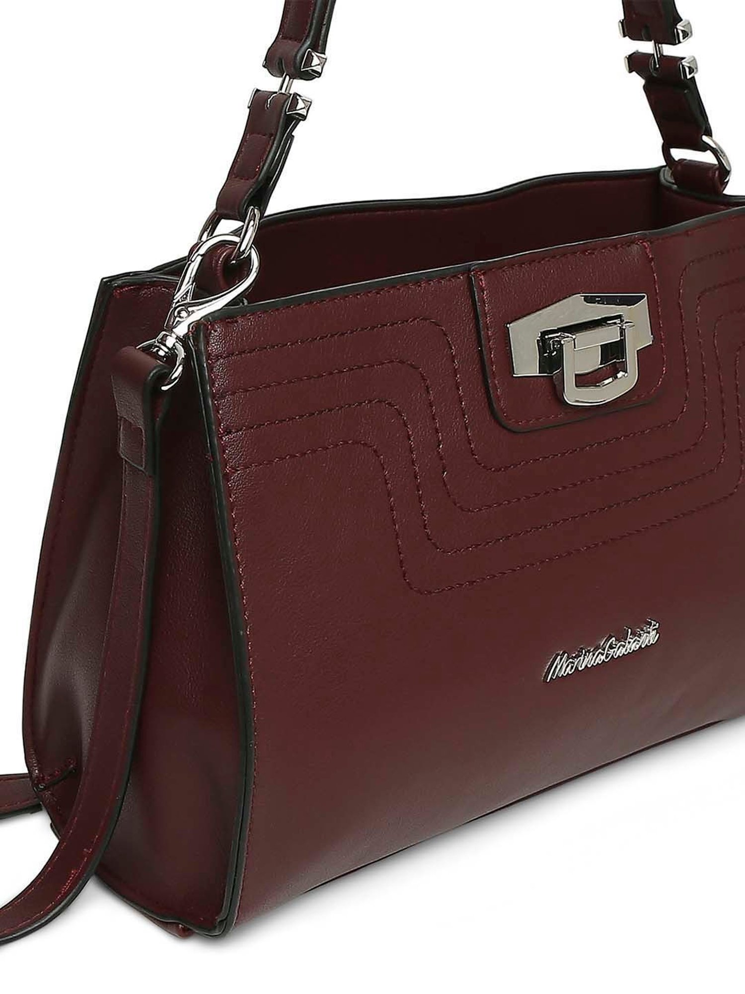 Marina Galanti Wine Midnight Sonata Soft Handbag