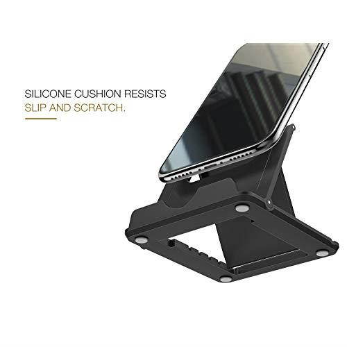 Smart Phone and Tablet Stand - Foldable Vertical and Horizontal Mount for iPhone / iPad / Samsung Galaxy / HTC One and all Mobile Phones Blue