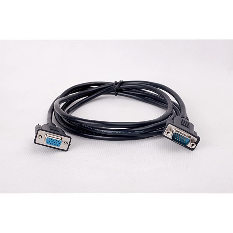 HD15 DB15 VGA Full 15 pin Straight Through Extension Cable Wires